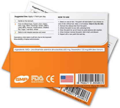 【Official Authorized Store】Tnnedey® NAD+ Bee Venom Patch – Ultimate Skin Rejuvenation & Energy Boost（Last Day Discount：75%）